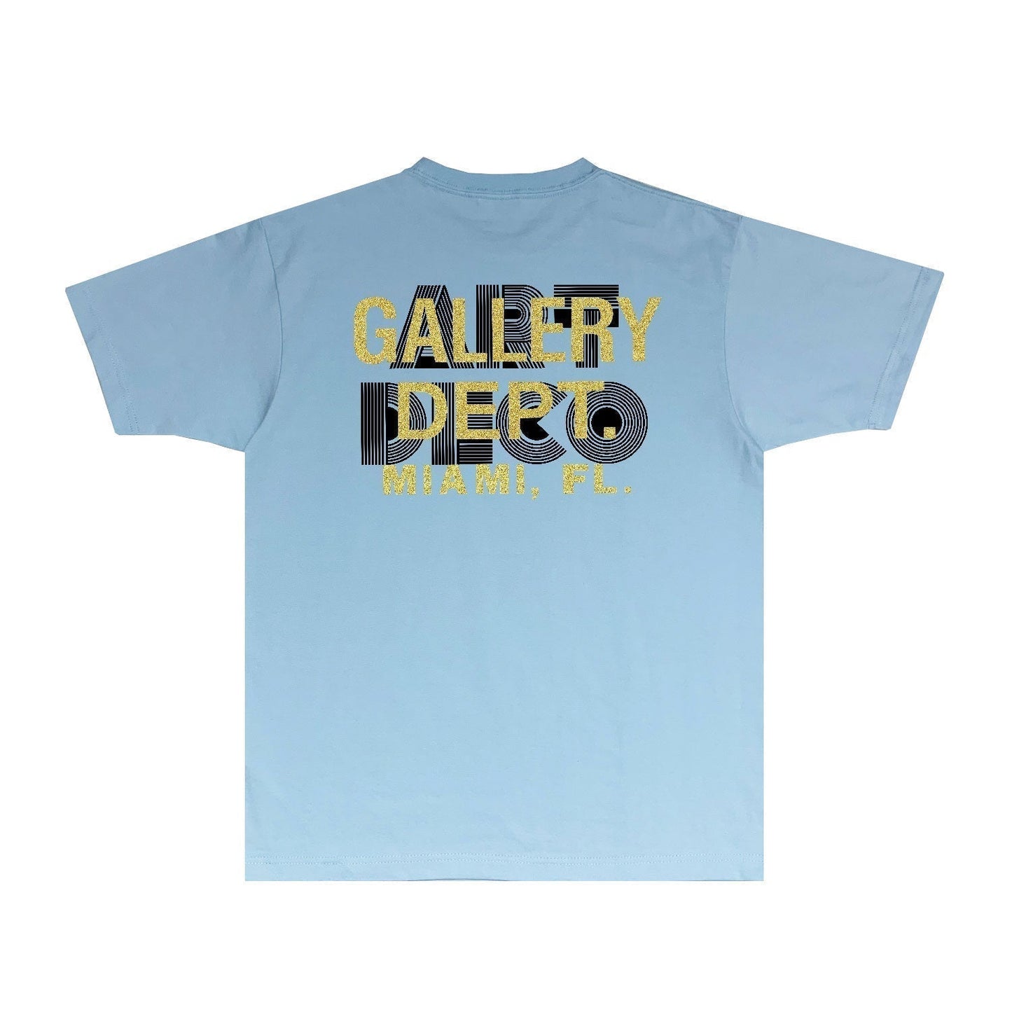 Gallery Dept T Shirt Retro Printed Loose Short-Sleeved Shirt
