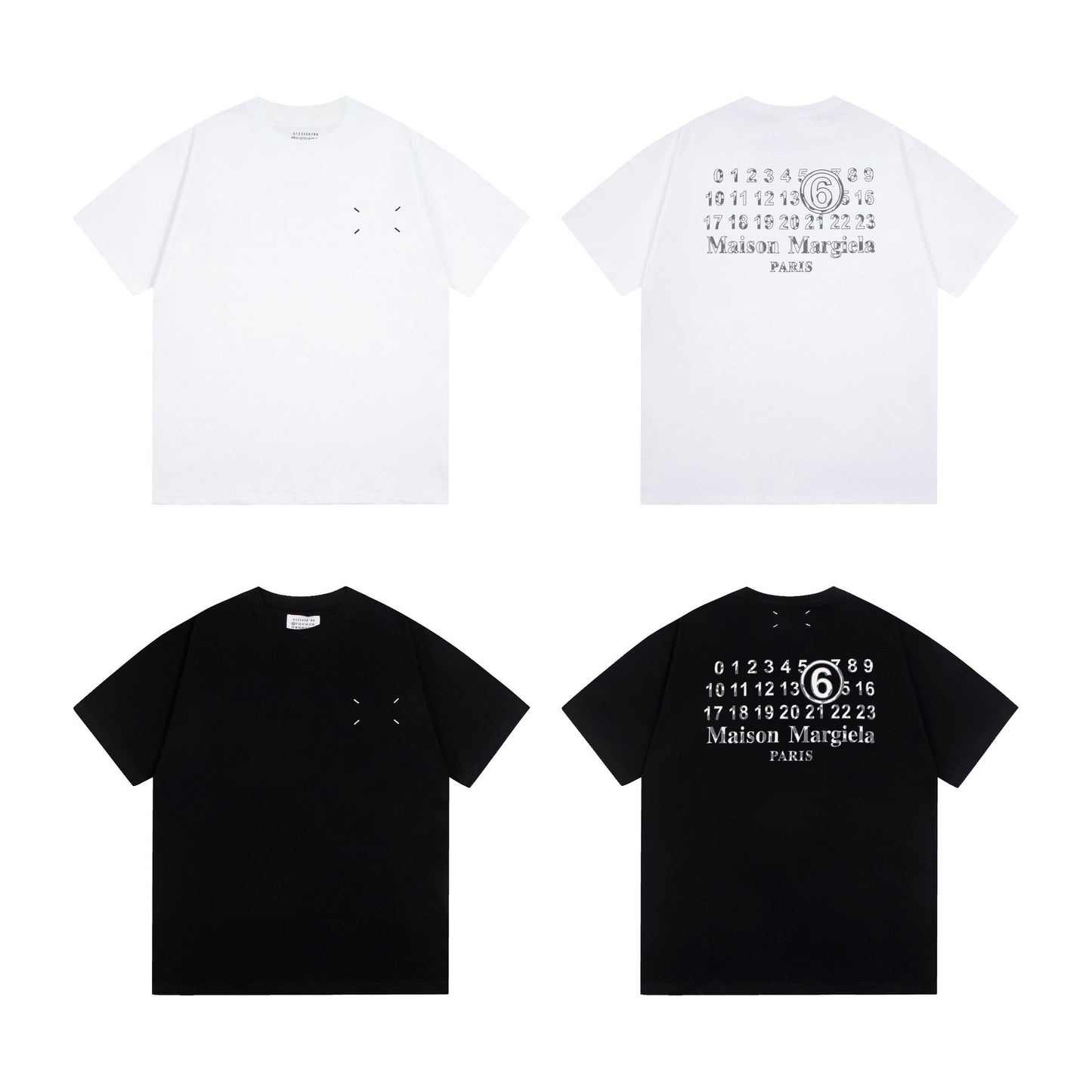 Maison Margiela T-shirt Crew Neck Loose Short Sleeve T-shirt